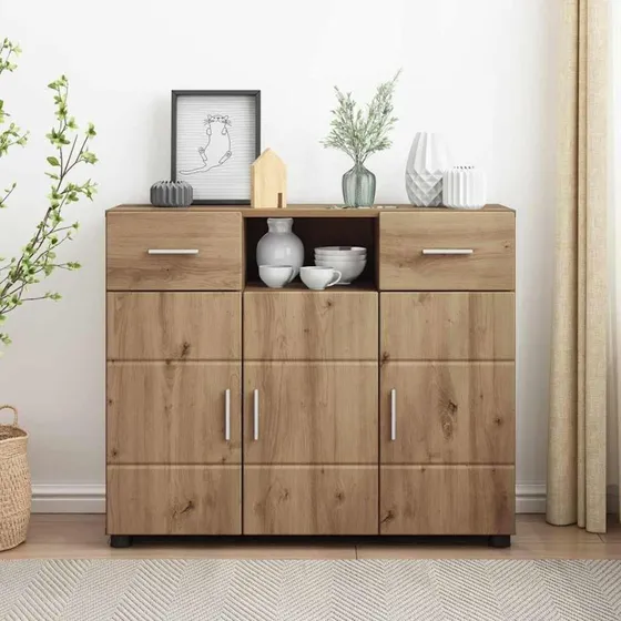Artisan Eg Sidebord 88,5 x 30,5 x 73 cm i konstrueret træ