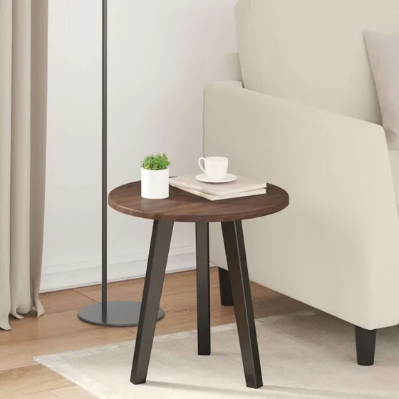 vidaXL Bordplade Brun eg 40 x 1,5 cm Konstrueret træ