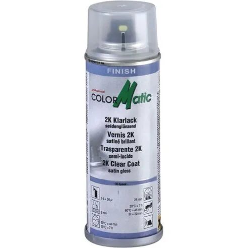 ColorMatic 2K klarlak, Satin-mat 200 ml