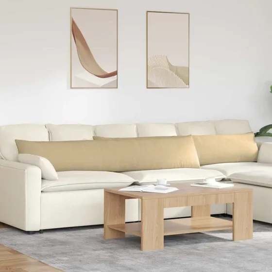 vidaXL Sofapuder 2 stk Grågrøn 200x40 cm Velourstof