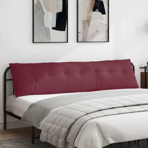 vidaXL Rygpude Vinrød 200 x 19 x 50 cm