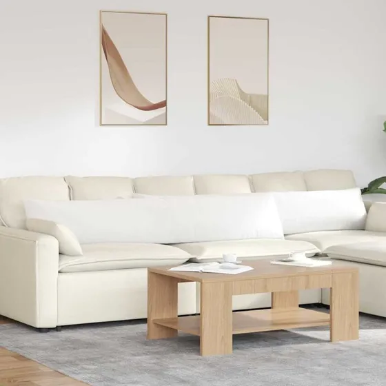 vidaXL Sofapuder 2 stk, Hvid, 200 x 40 cm