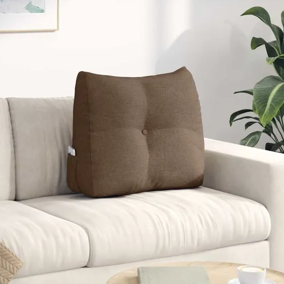 vidaXL Rygpude Brun 60 x 24 x 50 cm