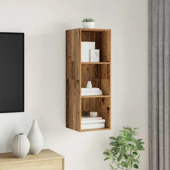 vidaXL Gammelt Træ TV-møbelsæt 37x37x107 cm Konstrueret Træ