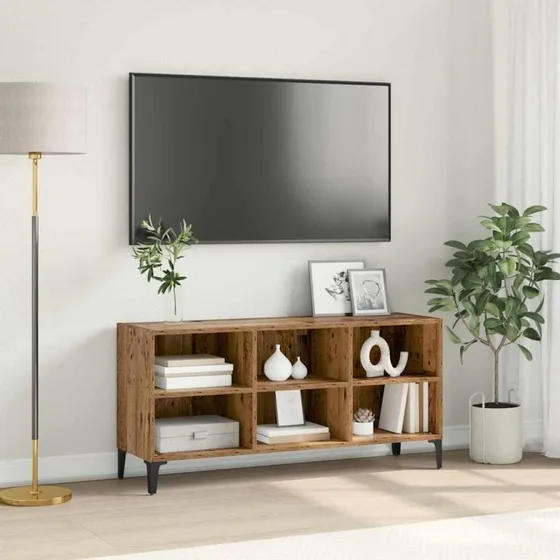 vidaXL TV-møbelsæt Vægmonteret Brun 103,5 x 30 x 50 cm