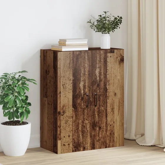 vidaXL Vægskab Gammelt Træ 69,5 x 34 x 90 cm Konstrueret Træ