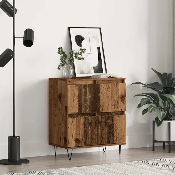 Lund & Co. Sidebord Brun 60 x 35 x 70 cm Konstrueret Træ