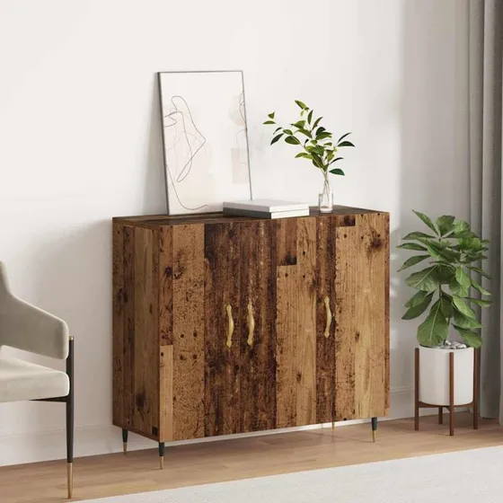 HAY Sidebord Brun 90 x 34 x 80 cm Konstrueret træ
