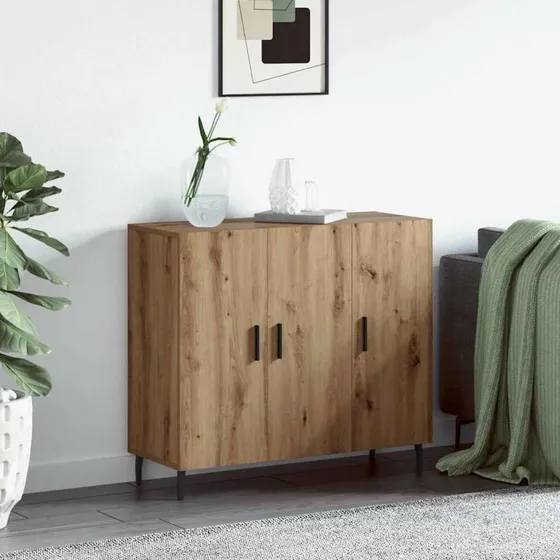Braun Sidebord 90 x 34 x 80 cm Konstrueret træ