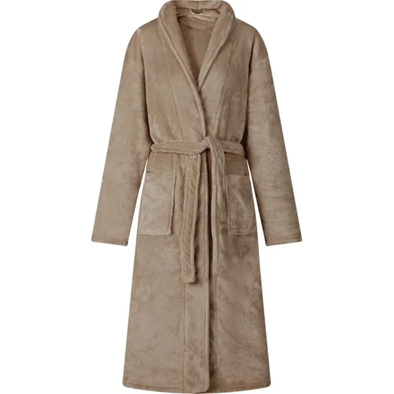 vidaXL Badekåbe uden hætte Camel xxl Flannel