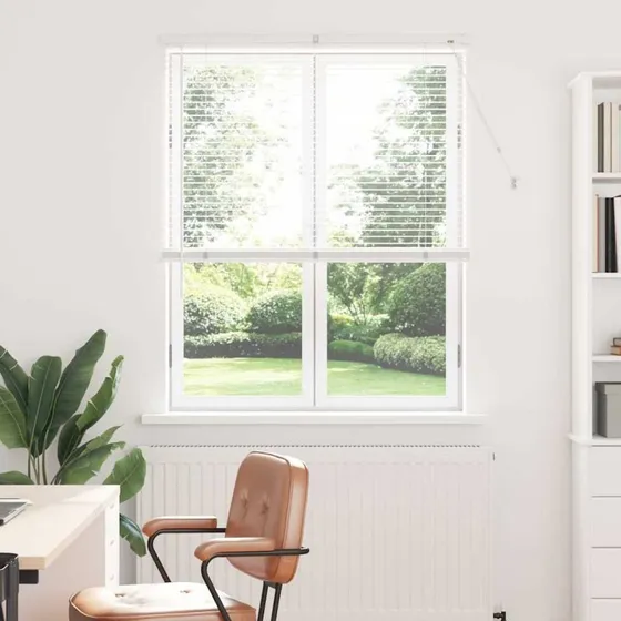 vidaXL Hvid Aluminium Venetianske Persienner 175 x 100 cm