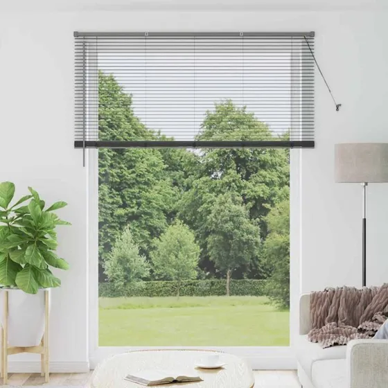 vidaXL Persienner Mørkegrå 220x155 cm Aluminium