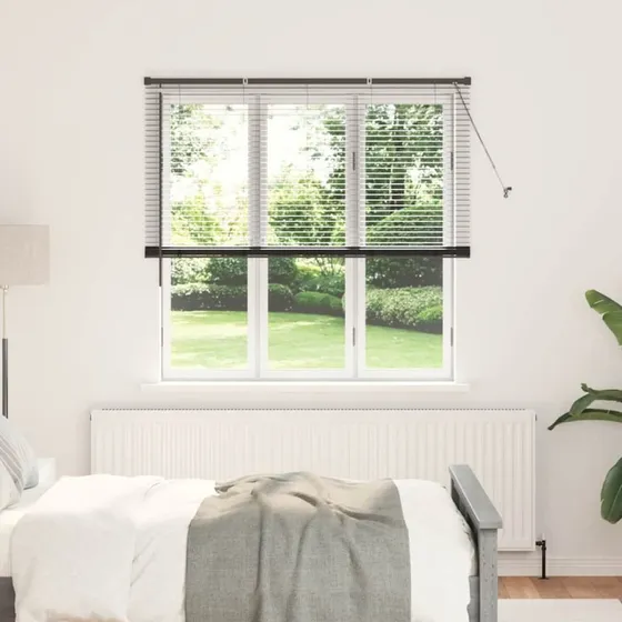 vidaXL Persienner Sort 175 x 145 cm Aluminium