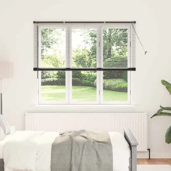 vidaXL Persienner Sort 175 x 155 cm Aluminium