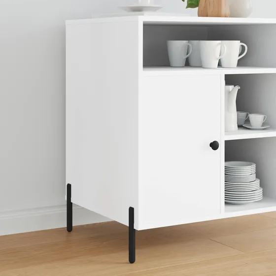 vidaXL Møbelben 2 stk, Sort, 66 x 36 x 160 mm, Jern