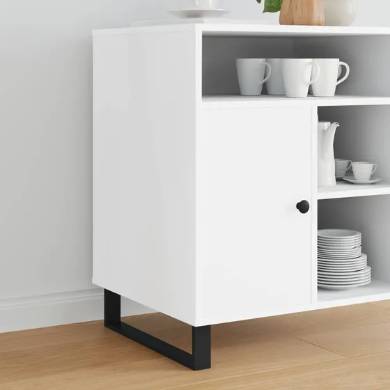 vidaXL Møbelben 12 stk, Sort, 436 x 40,5 x 100 mm, Jern