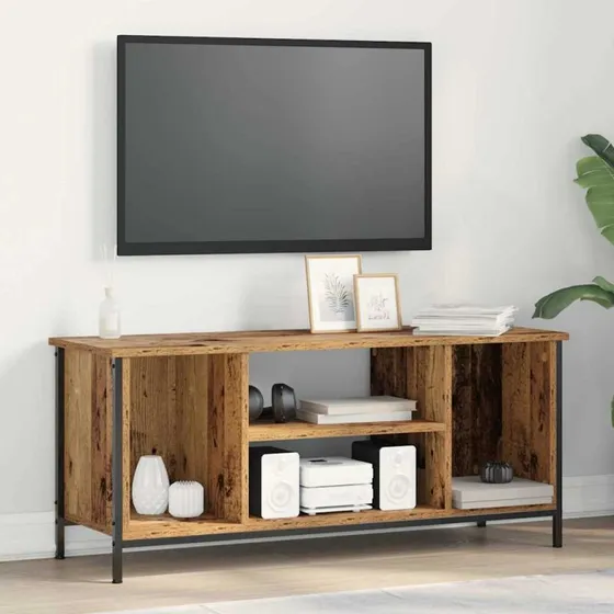 vidaXL TV-skab Gammelt træ 102 x 35 x 45 cm