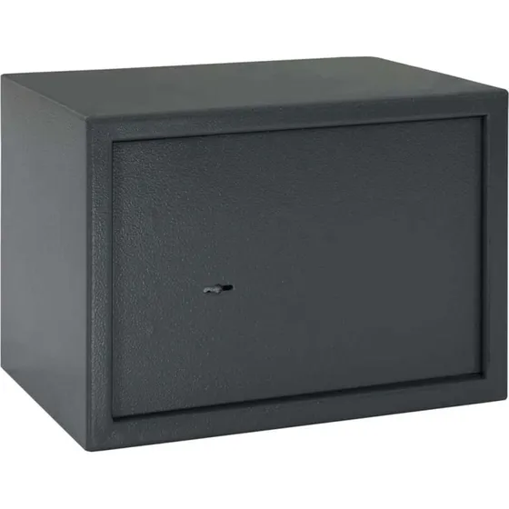vidaXL Skab med lås 35 x 25 x 25 cm Mørkegrå Stål