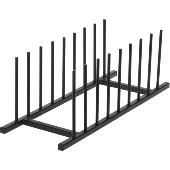 K-Design Tallerkenholder Sort Metal 35 cm - til 8 tallerkener