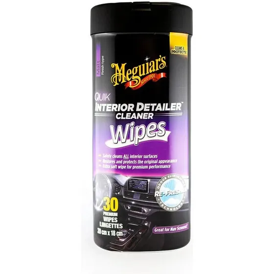 Meguiar's Quik Interior Detailer rengøringsklude 30 stk (G13600EU)