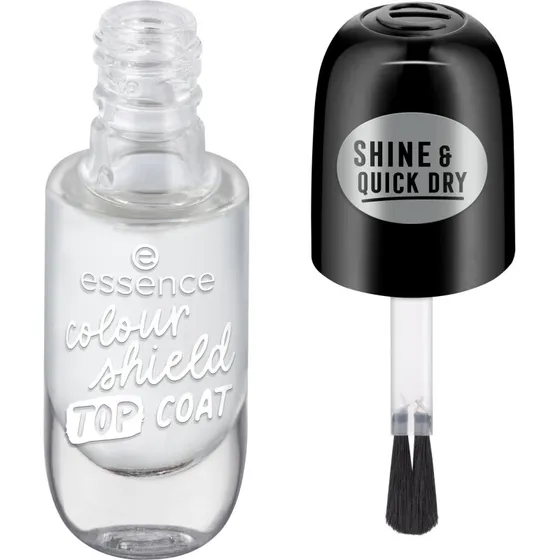 essence Colour Shield Top Coat – beskyttende gel-topcoat