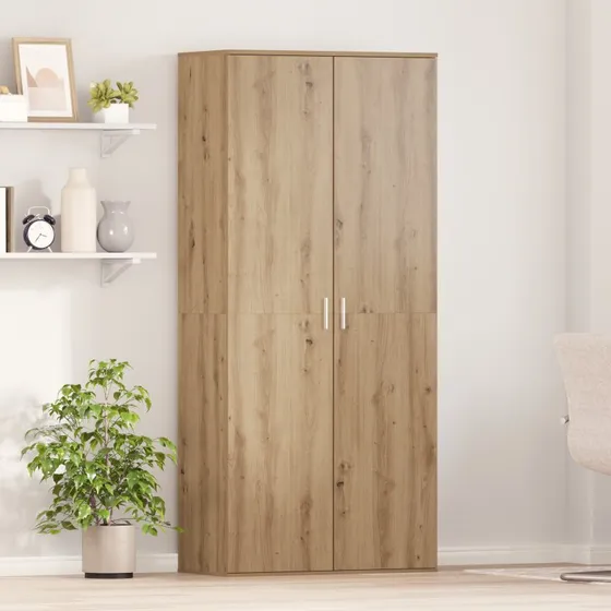 vidaXL Højskab med hylde 80 x 39 x 178 cm, konstrueret træ