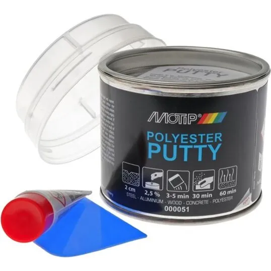 Motip Polyesterspartel 250 g inkl. hærder