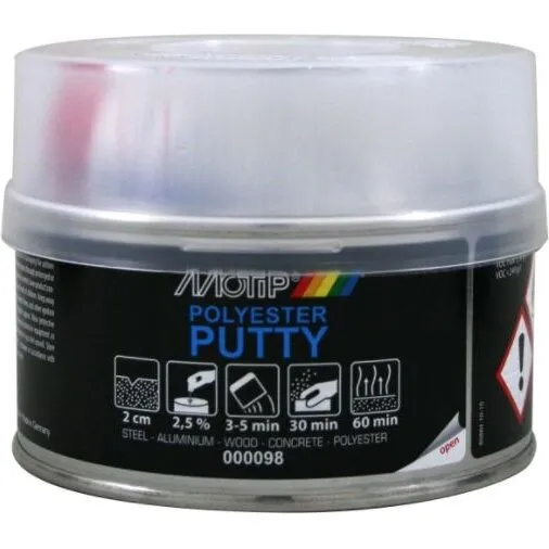 Motip Polyesterspartel 500 g - 2-komponent polyesterspartel
