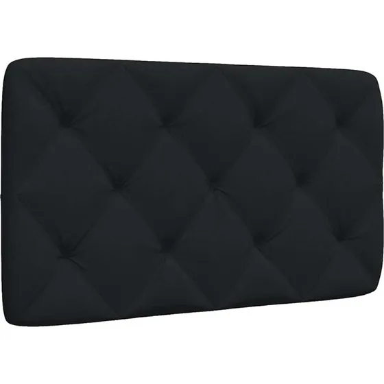 vidaXL Gavlpude 80 cm Stof Sort