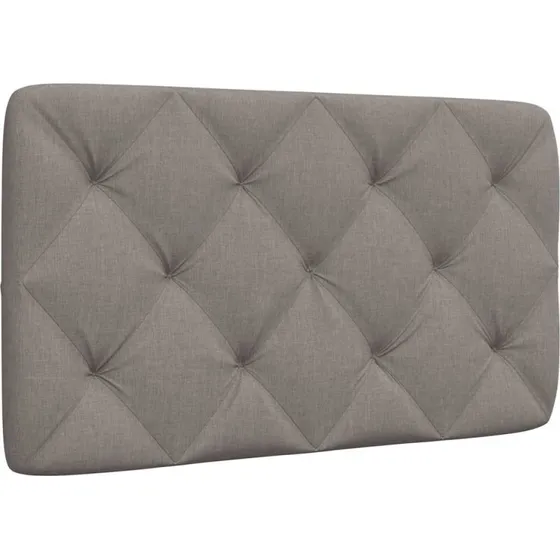 vidaXL Gavlpude 90 cm Stof Gråbrun