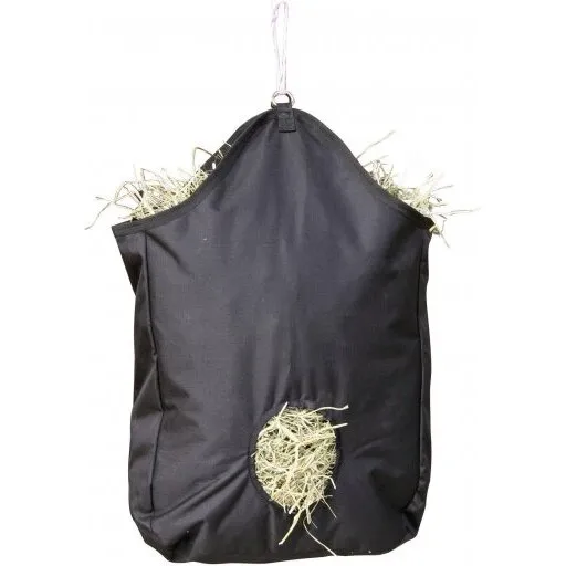 Covalliero Hø-sæk 65×50 cm – Sort, 100% polyamid