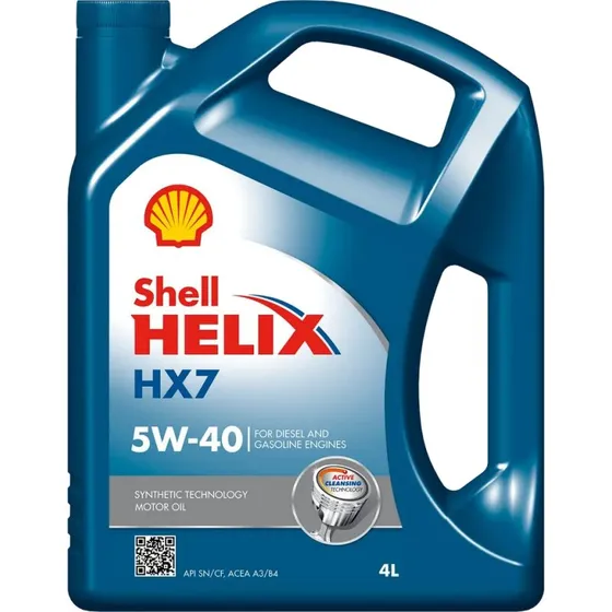 Shell Helix HX7 5W-40 4 L motorolie
