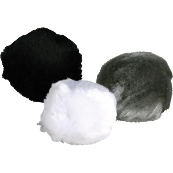 Trixie Plysbold med klokke 3 cm – assorterede farver