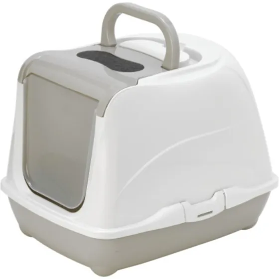 Moderna Flip Cat Jumbo lukket kattetoilet, grå (XL)
