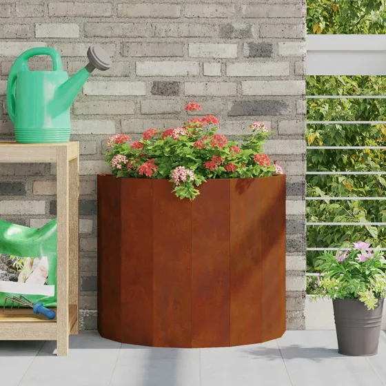 vidaXL Plantekasse Rusten 60 x 30 x 50 cm Cortenstål