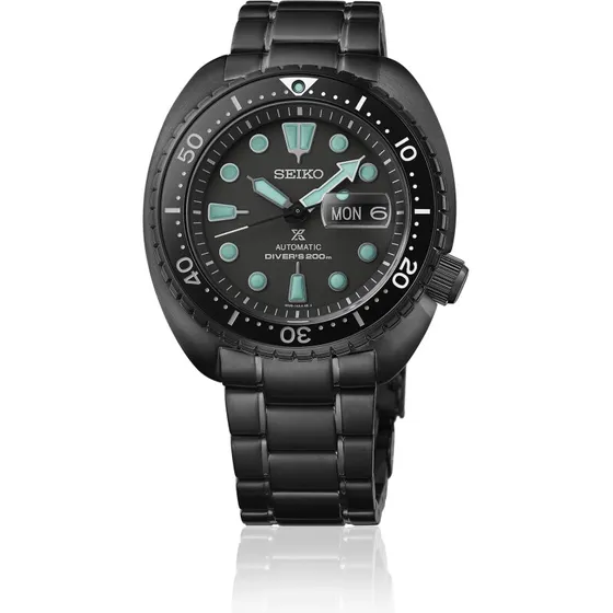 Seiko Prospex SRPK43K1 Black Series King Turtle Night Vision