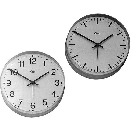 Eltime Commander radiostyret vægur Ø250 mm hvid (arabertal)