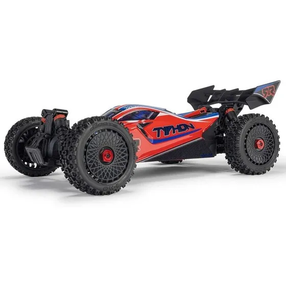 ARRMA TYPHON 223S DSC 1:8 4x4 BLX RTR Buggy, rød