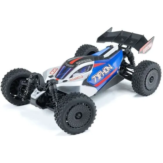 ARRMA TYPHON GROM MEGA 1:18 4WD Brushed RTR - Blå/Sølv inkl. LiPo