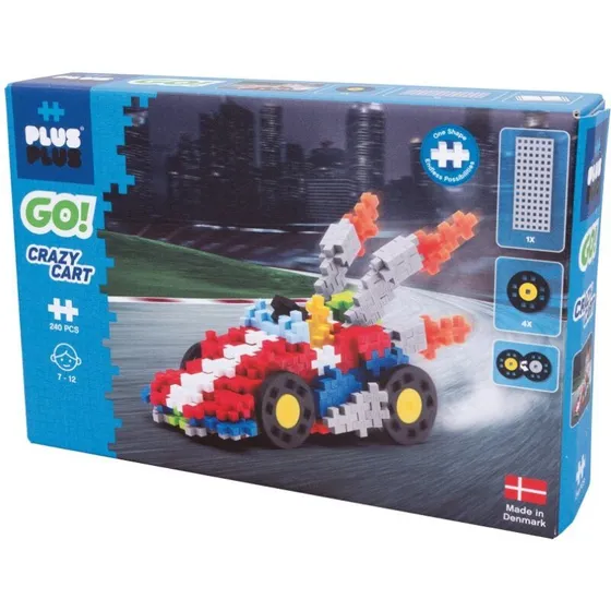 Plus-Plus GO! Crazy Cart - 240 dele, fra 7 år