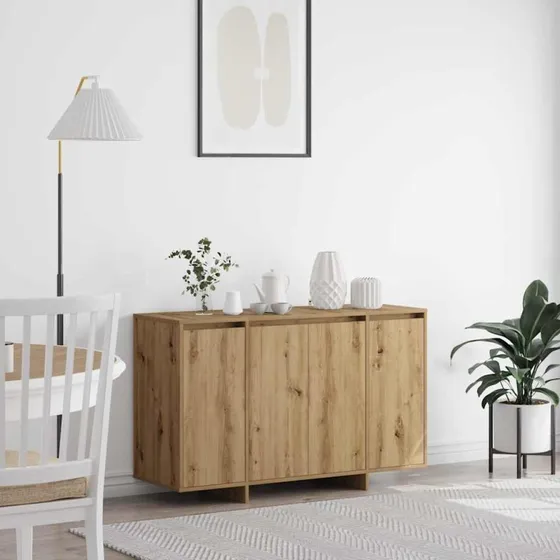vidaXL Sideboard Artisan Eg 120 x 41 x 75 cm Konstrueret Træ