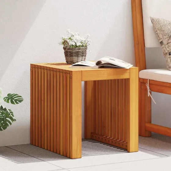 vidaXL Sidebord Teak 43 x 36 x 40 cm
