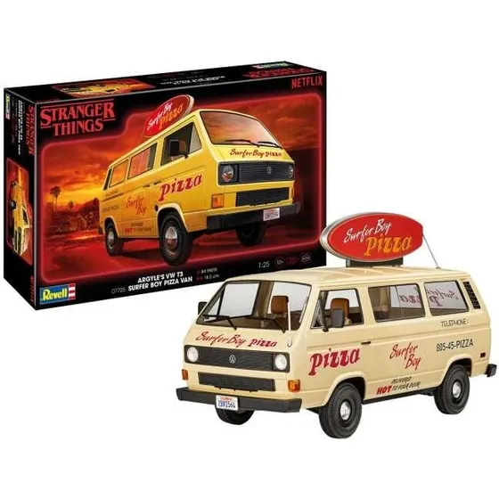Stranger Things VW T3 'Surfer Boy' Pizzavogn 1:25 modelkit