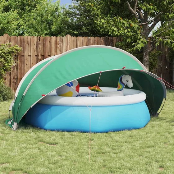 vidaXL Pool Dome Blå 336 x 322 x 160 cm