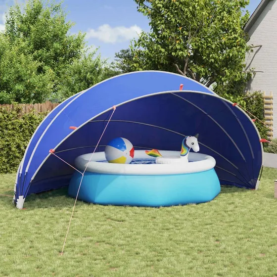 vidaXL Pool Dome Grøn 592 x 590 x 275 cm