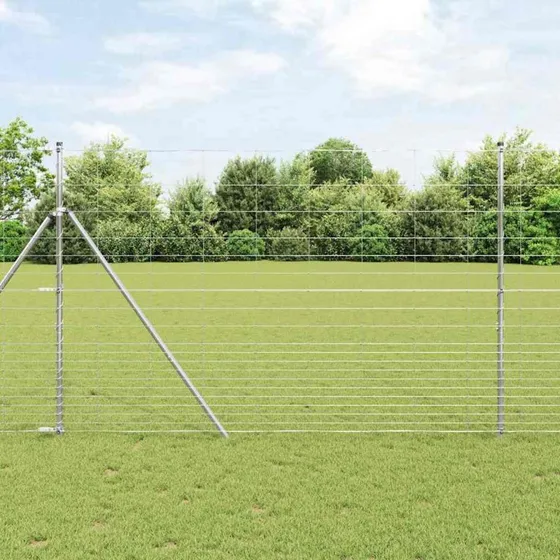 vidaXL Vild Heg Hot Dip Galvaniseret 1000 x 160 x 0.18 cm Grå