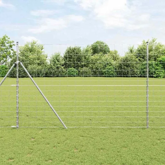 vidaXL Markhegn Sølv 25 x 1,6 m