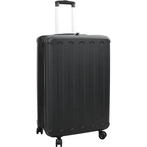 vidaXL Kuffert med lås 50 x 30 x 76 cm Sort ABS