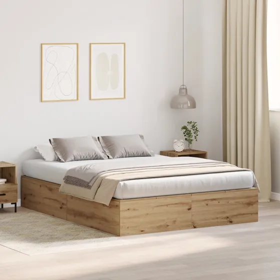 Sengestel Artisan Eg 135 x 190 cm Konstrueret Træ