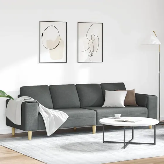 vidaXL Mørkegrå Stue Sofa 250 x 77 x 76 cm